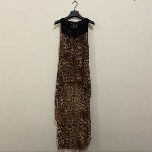 Forever21 Leopard High Low Maxi Summer Dress
